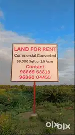 RENT 1.5 Acre Converted Land  National Highway 48 - Nr Chitradurga