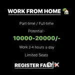 WORK FROM HOME | PART-TIME WORK