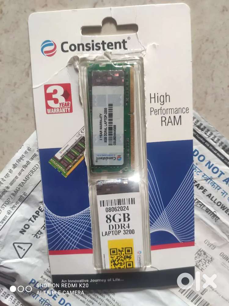 8gb ddr4 Laptop ram 3200MHz with 3 years warranty