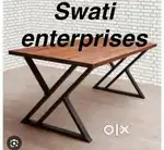 New zigzag restaurant table cafe furniture restaurant hotel furniture