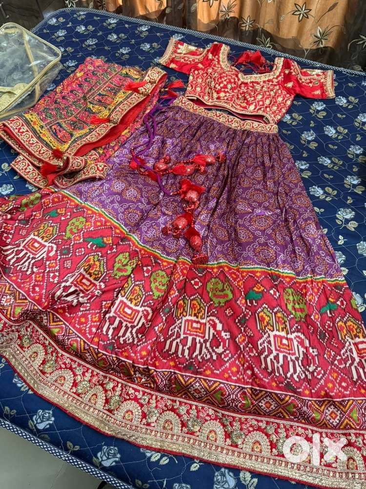 WEDDING APPERAL BEAUTIFUL BHANDHANEE LEHENGA CHOLEE