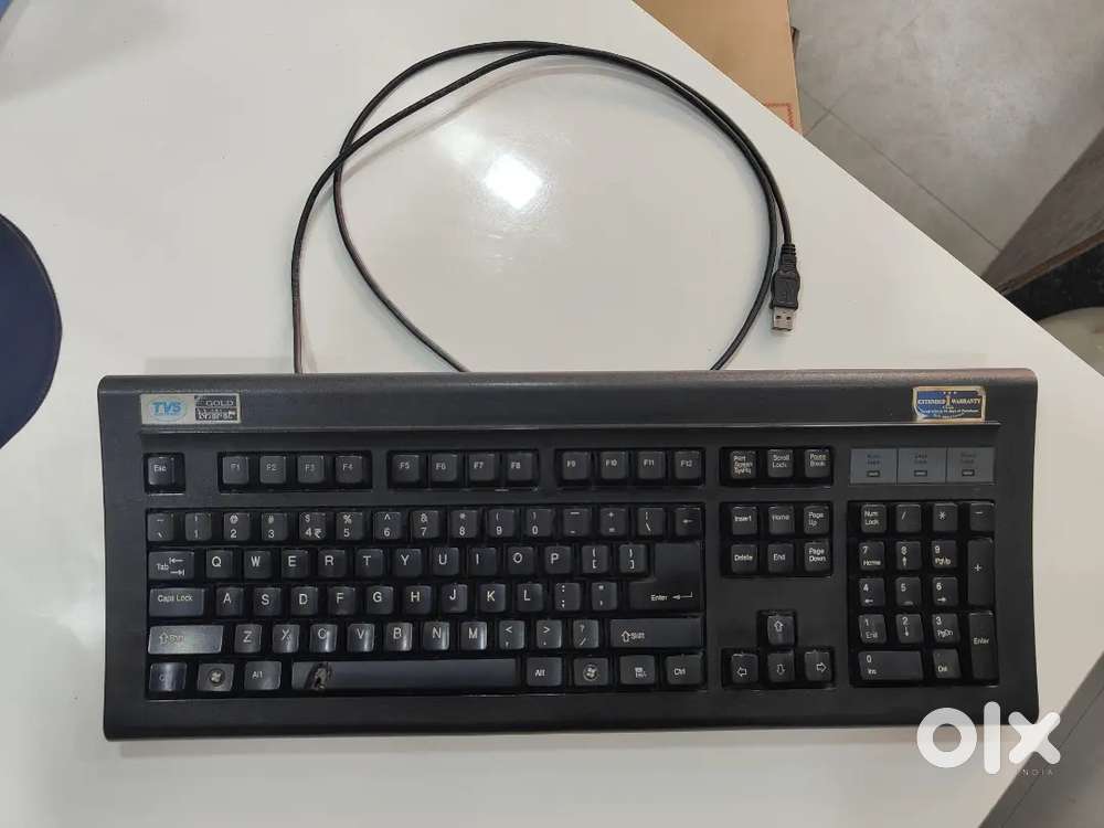 TVS MAKE GOLD KEYBOARD K/B USB