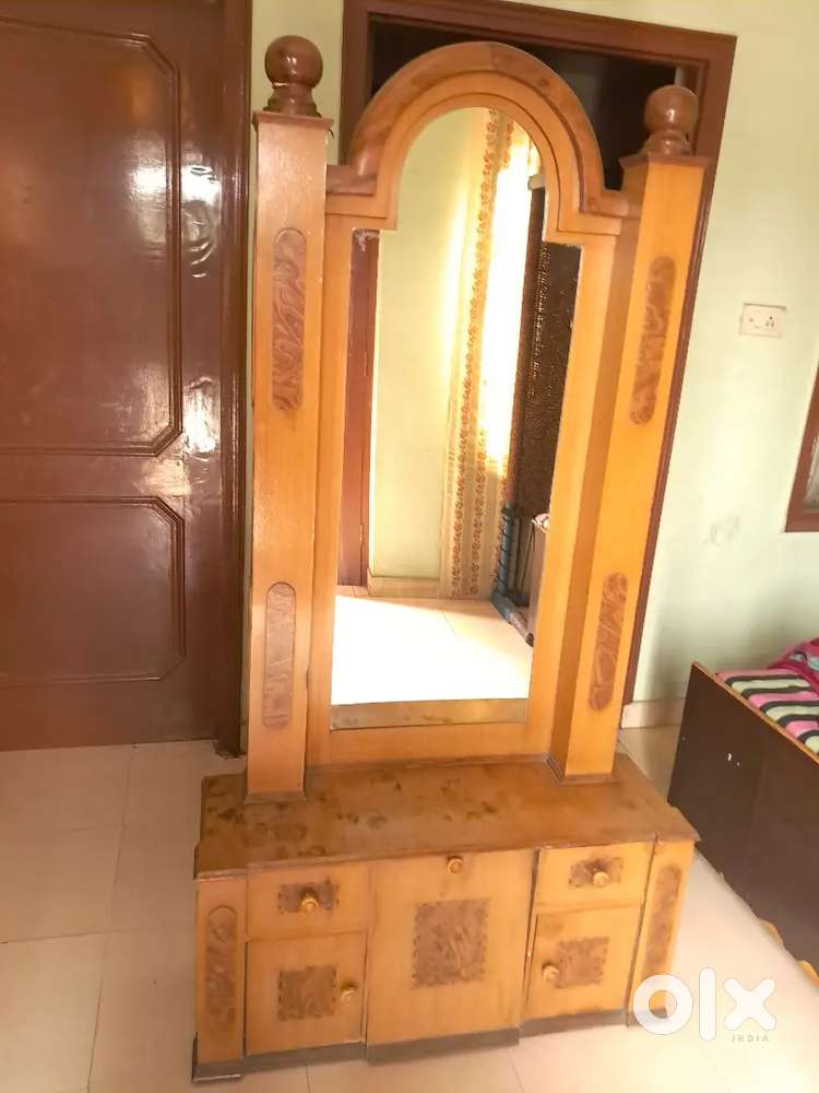 Dressing table with stool