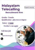 Malayalam Tele Calling HR RECRUITER JOB
