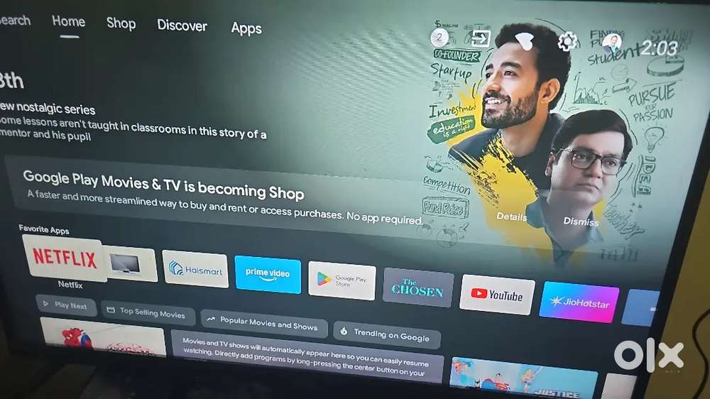 Haier tv just 1 year old
