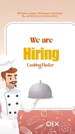 Police cantee..service men or women tea master wanted