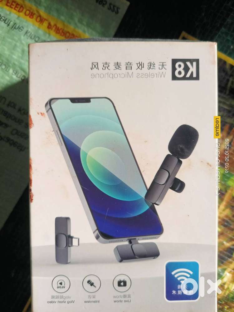 K8  microphone wireless mic mobile youtube certer ke liye