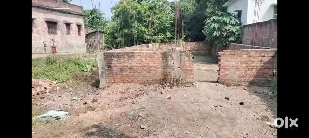 Plot with plinth(kursi)work completed