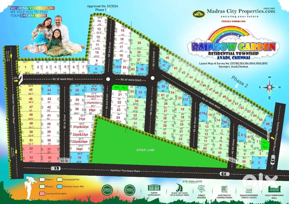 Chennai Avadi low budget plot for sale