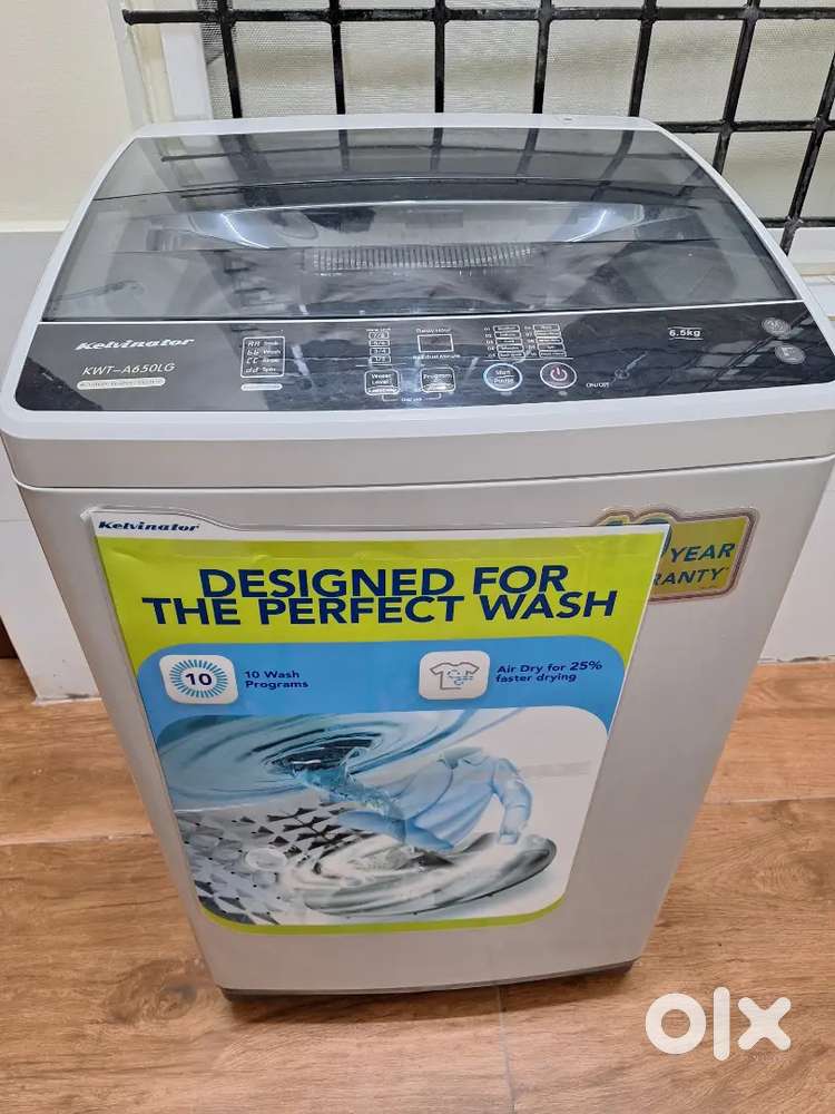 Kelvinator 6.5 kg fully automatic top load washing machine(almost new)