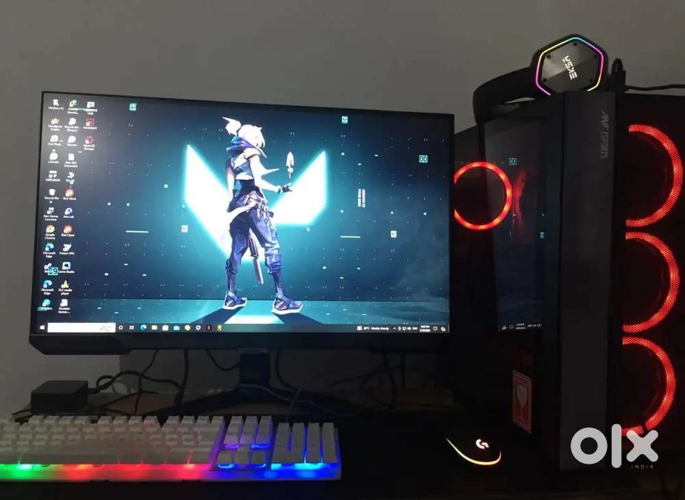 RTX 360TI with RYZEN 5 5600X FULL PC WITH 240HZ MONITOR