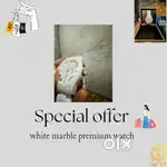White Marble premium watch