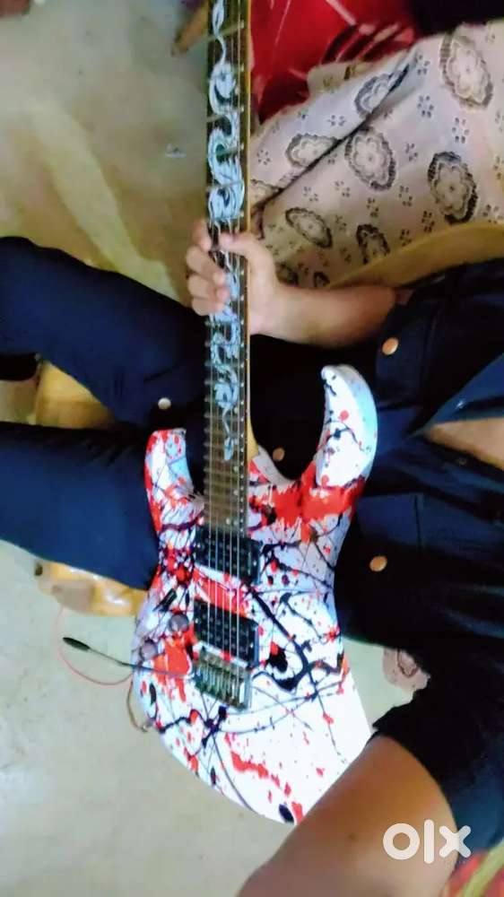 Rocking guitar, used like new