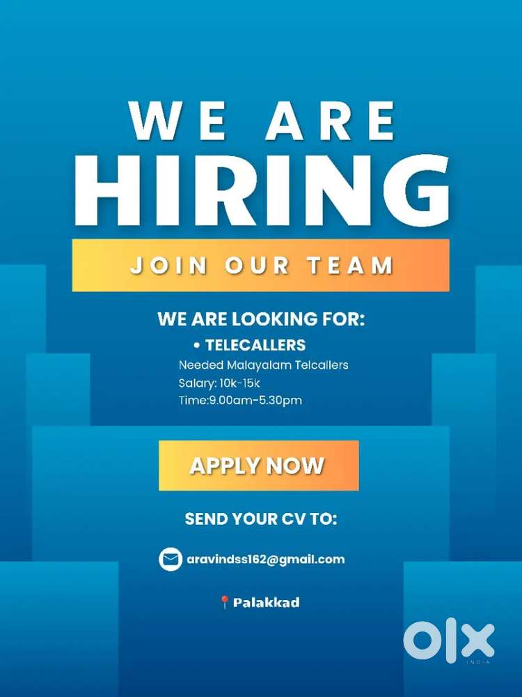 Needed malayalam telecallers