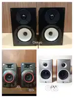 AVR Bookshelf Speakers - Onkyo, JBL, JPW