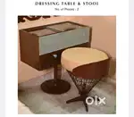 DRESSING TABLE & STOOL