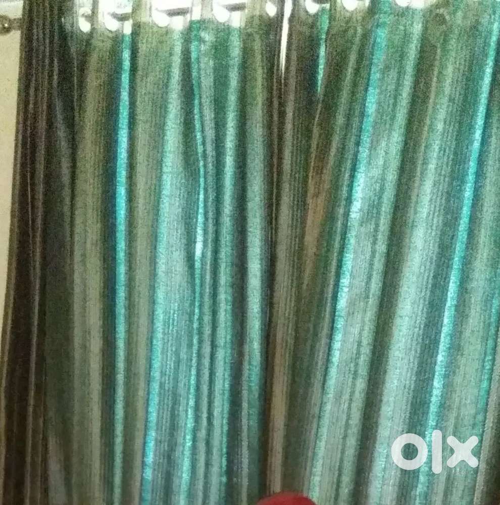 Curtain for 3 bhk flat main hall slider with 3room window curtain sale