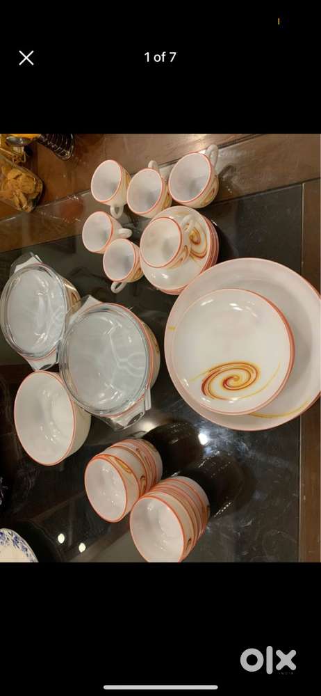 LA OPALA GLASS FULL DINNER SET