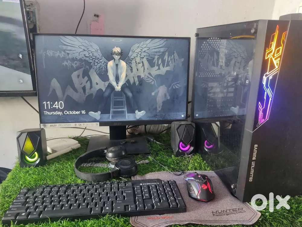 Whole set-up of Gaming Pc