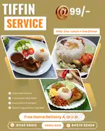 Monthly Tiffin Food Service Available