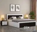 Sat. sale buying new double bed with box -6499/- EMI bhi