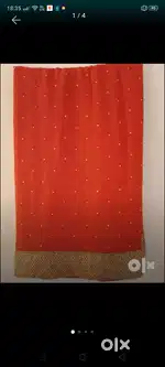 Heavily embellished saree