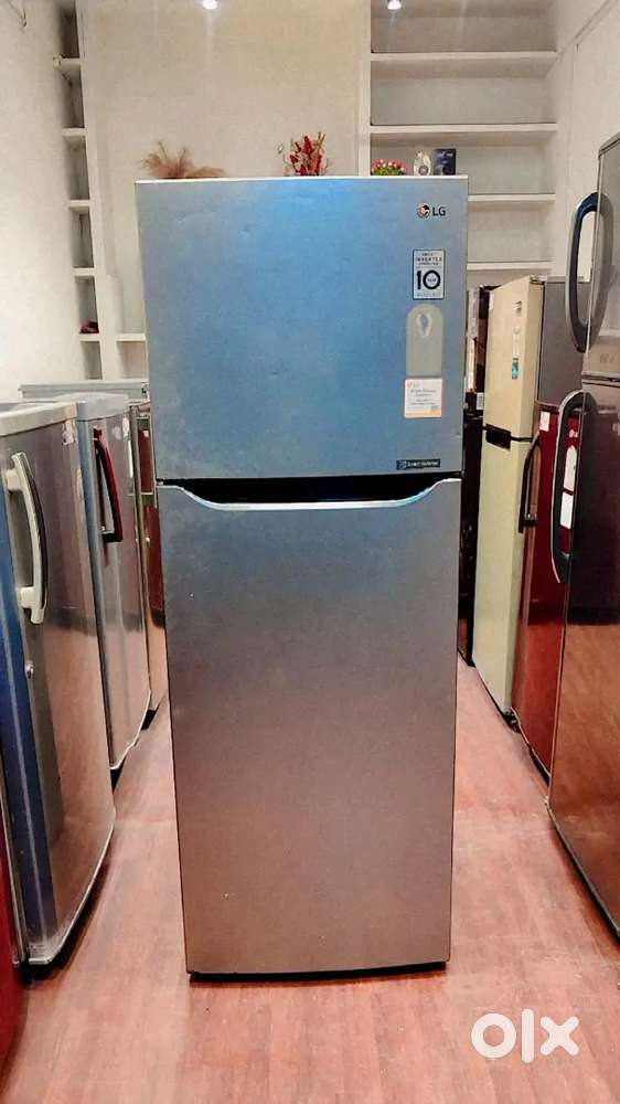 LG 255 L 2Star Frost Free Double Door Refrigerator Free Delivery Stand