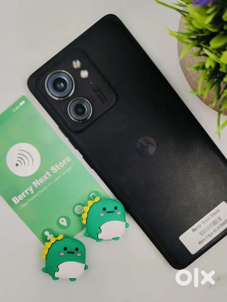 MOTO EDGE 40 8/256GB STORAGE - CLEANED CONDITION MOBILE WITH BILL.