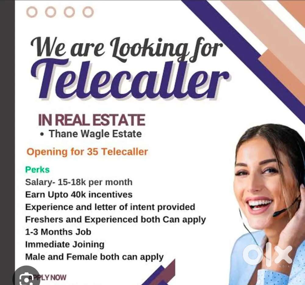 Looking telly caller staff male female hiring