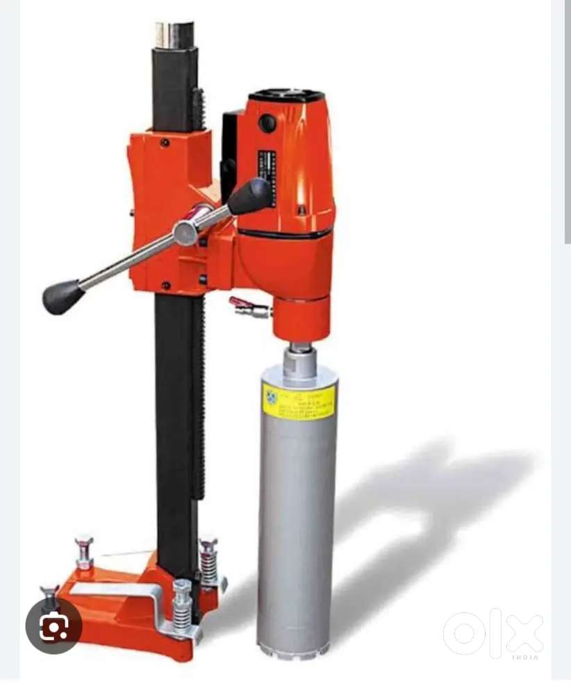 Concrete core cutting works.