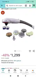 Body massager new seal pack no use.