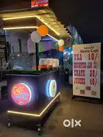 Kiosk stall selling