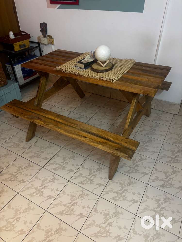 Dining Table - Artsy Park Bench Style