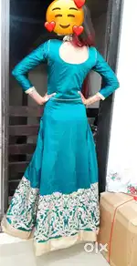 A Dark Green Party GOWN