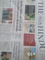 The Hindu one month old News paper