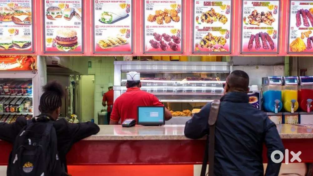 A well running take-away restaurent for sale