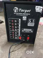 Target 5.1 home theatre good condition With Wire Connection
