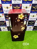 Browny Coloured Flower Looking Samsung 220 liters single Door fridge