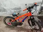 Brand name SACHIN.. BICYLE WITH DISBRAKE,, BUMPER TYRES,
