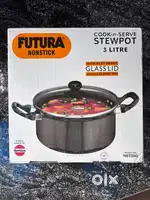 New STEWPOT Hawkins with Glass Lid