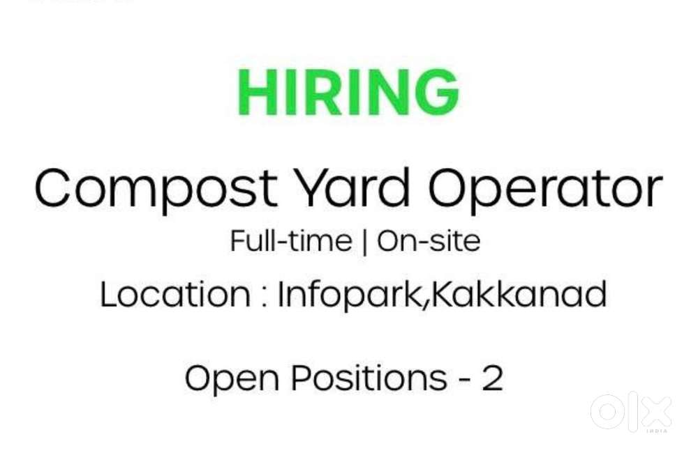 Food Waste Compost plant Operator @ Infopark