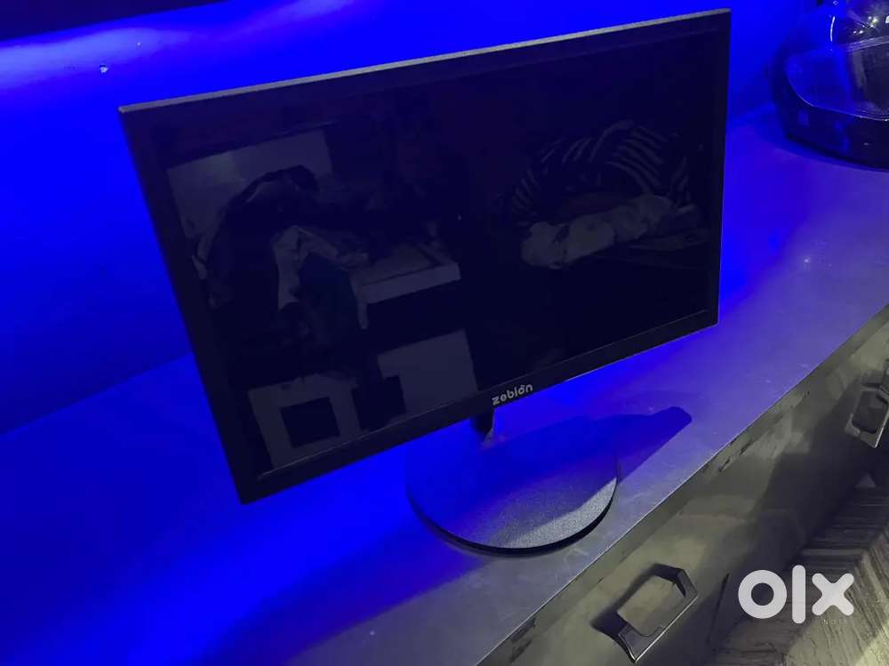 ( monitor with adapter supply , hdmi , vga support