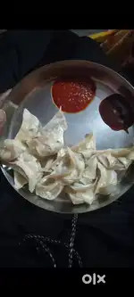 Chicken momo 4.5pc vegetable momo 3.5pc