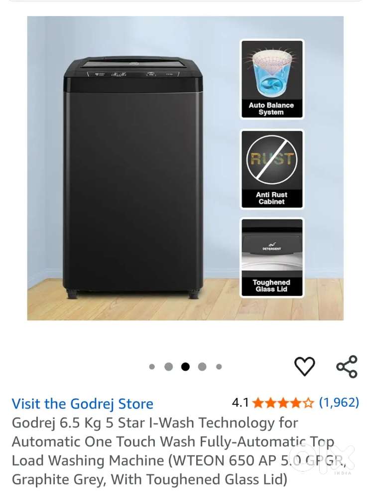 Godrej 6.5 Top Load Washing Machine