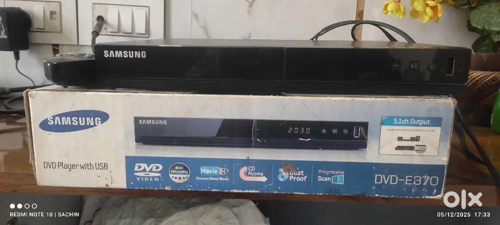DVD player samsung box pack