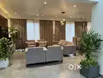 3 +1+1+1+1 sofa with cushions and teapoy.