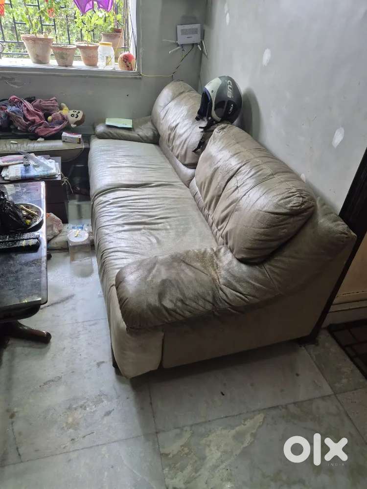 Leather sofa