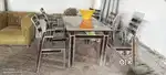 Sofa and dining table