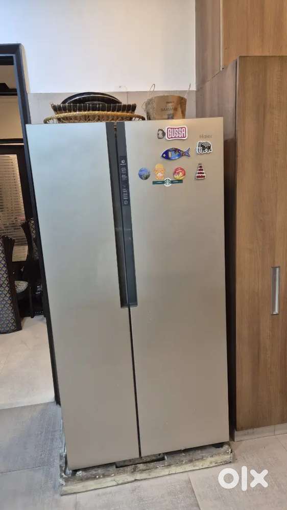 Side By Side 596 Ltrs Haier Fridge 11 Years Old