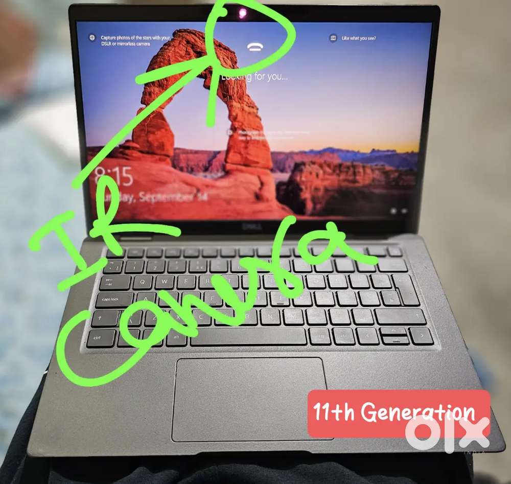 11th Generation Dell Laptop Very High Quality Display Ultra Slim Good